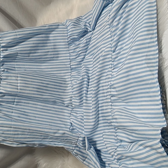 HTF! NWOT Rosedress Striped Light & Airy Summer Maxi Dress Sz.M (A-72) - Picture 8 of 11